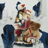 Dalmazio Design Teddy Bear & Wooden Block Breakaway Centerpiece
